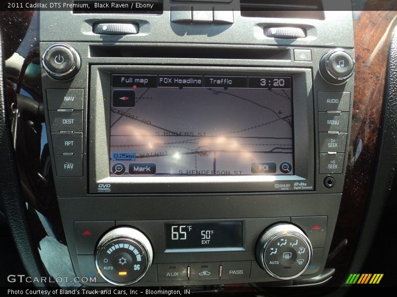 Black Raven / Ebony 2011 Cadillac DTS Premium