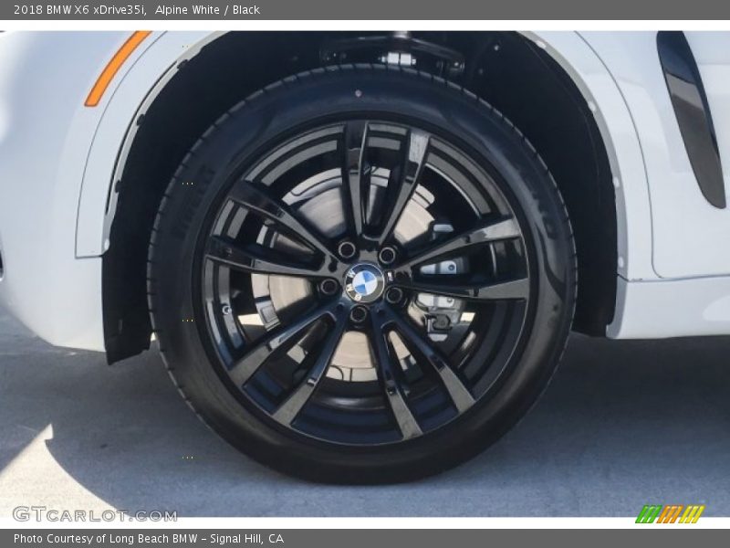Alpine White / Black 2018 BMW X6 xDrive35i