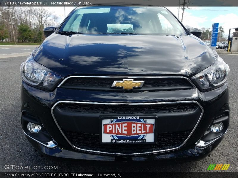Mosaic Black / Jet Black 2018 Chevrolet Spark LT