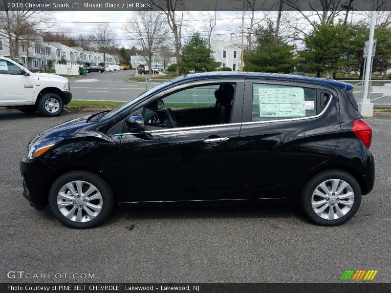 Mosaic Black / Jet Black 2018 Chevrolet Spark LT