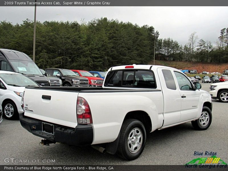Super White / Graphite Gray 2009 Toyota Tacoma Access Cab