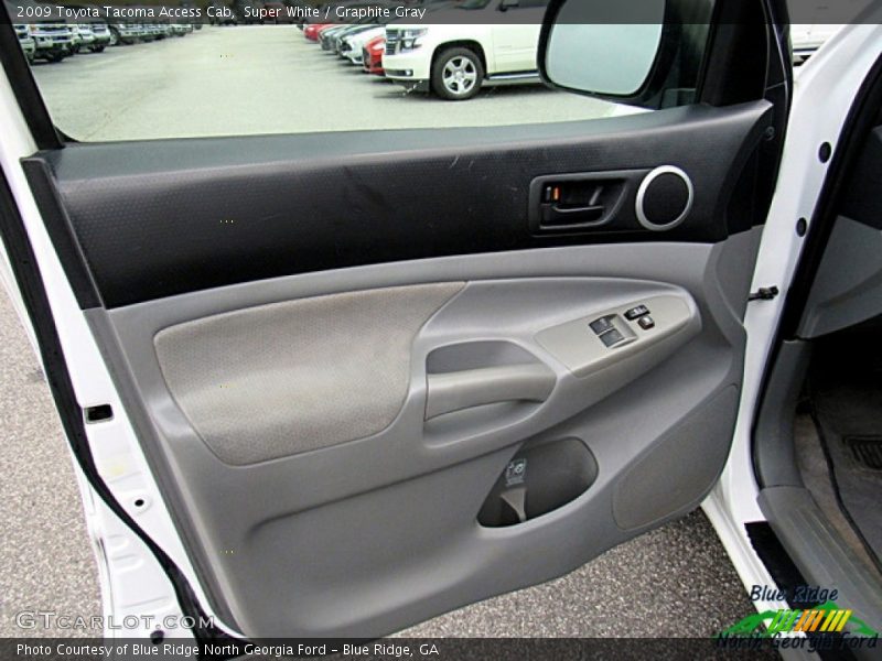 Super White / Graphite Gray 2009 Toyota Tacoma Access Cab