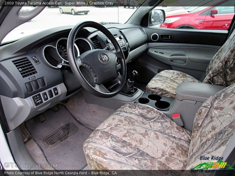Super White / Graphite Gray 2009 Toyota Tacoma Access Cab