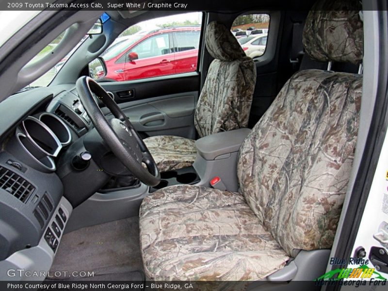 Super White / Graphite Gray 2009 Toyota Tacoma Access Cab