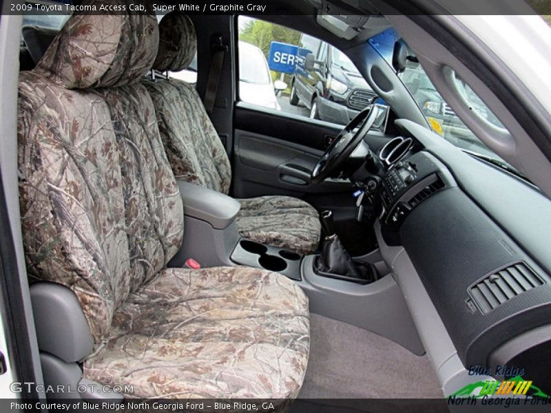 Super White / Graphite Gray 2009 Toyota Tacoma Access Cab