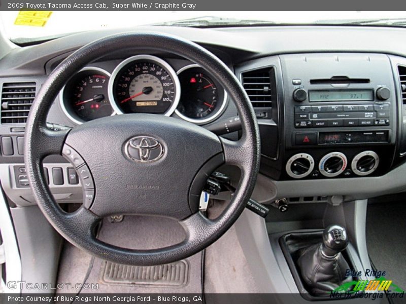 Super White / Graphite Gray 2009 Toyota Tacoma Access Cab