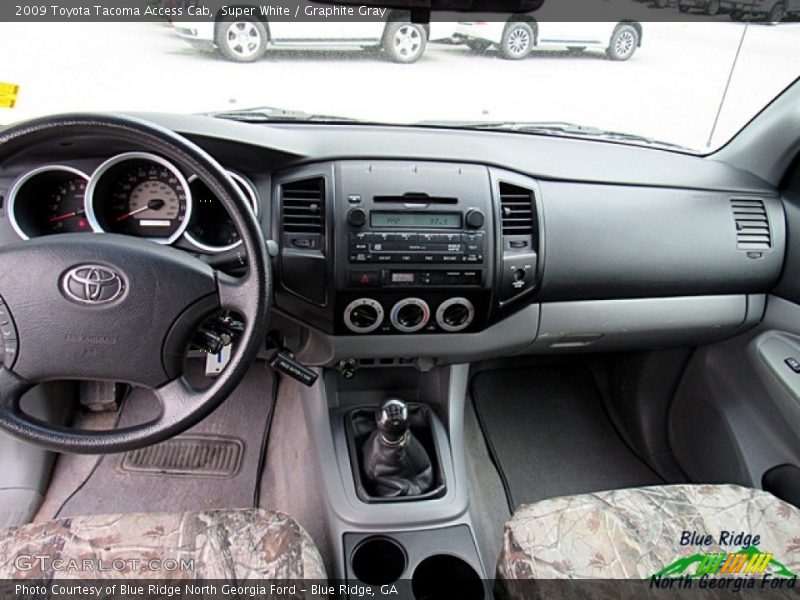 Super White / Graphite Gray 2009 Toyota Tacoma Access Cab