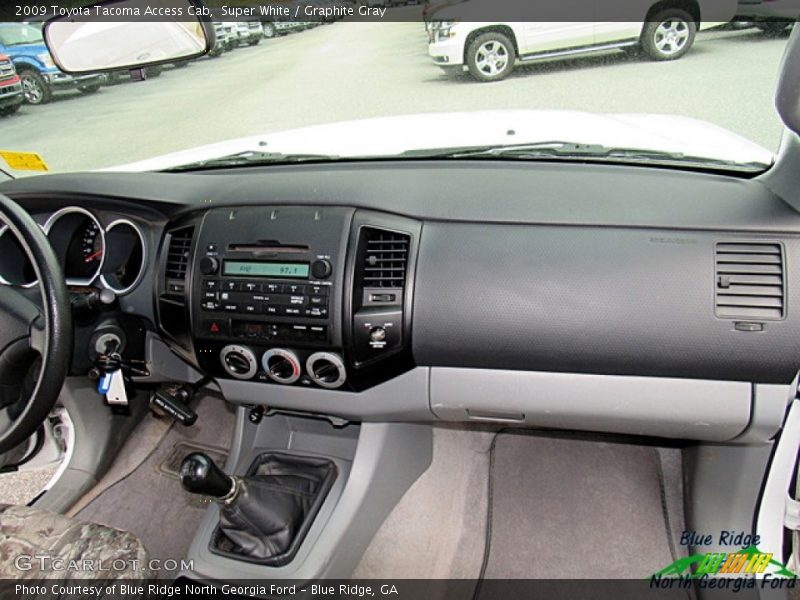 Super White / Graphite Gray 2009 Toyota Tacoma Access Cab