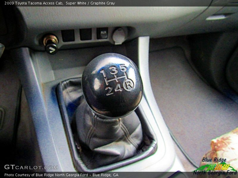 Super White / Graphite Gray 2009 Toyota Tacoma Access Cab