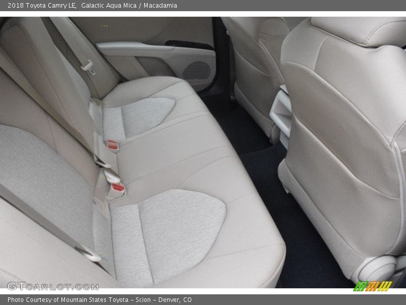 Galactic Aqua Mica / Macadamia 2018 Toyota Camry LE