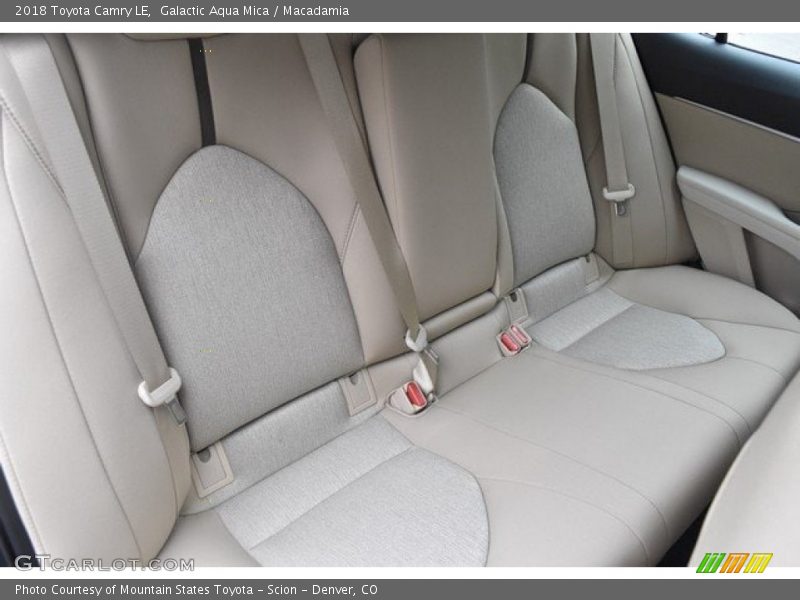 Galactic Aqua Mica / Macadamia 2018 Toyota Camry LE