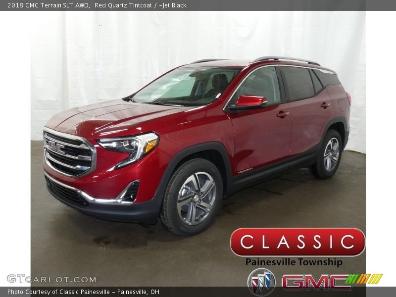 Red Quartz Tintcoat / ­Jet Black 2018 GMC Terrain SLT AWD