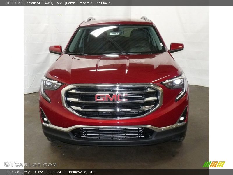 Red Quartz Tintcoat / ­Jet Black 2018 GMC Terrain SLT AWD