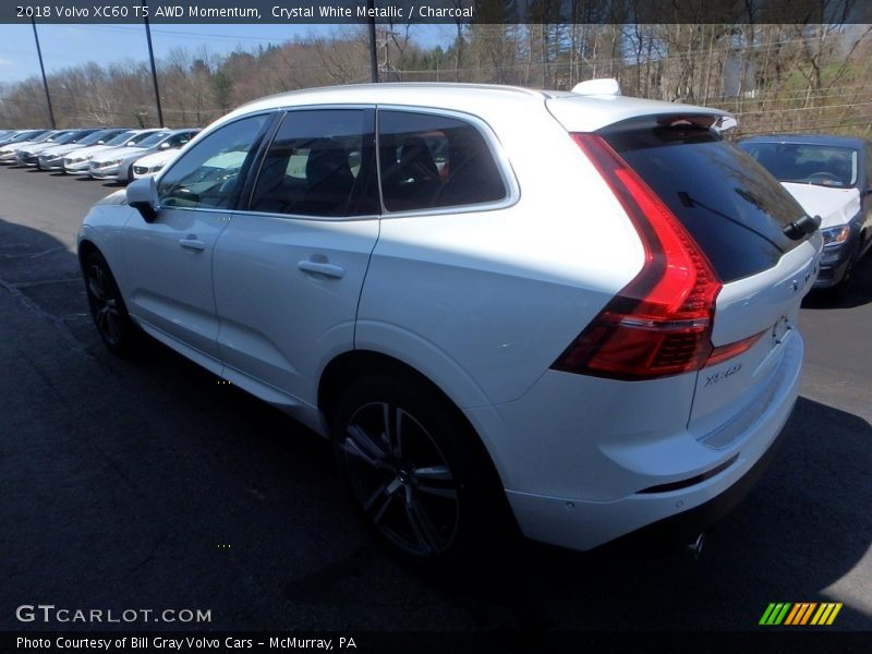 Crystal White Metallic / Charcoal 2018 Volvo XC60 T5 AWD Momentum