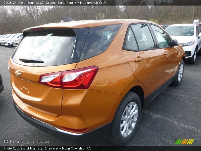 Orange Burst Metallic / Medium Ash Gray 2018 Chevrolet Equinox LS