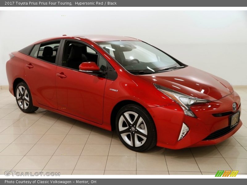 Hypersonic Red / Black 2017 Toyota Prius Prius Four Touring