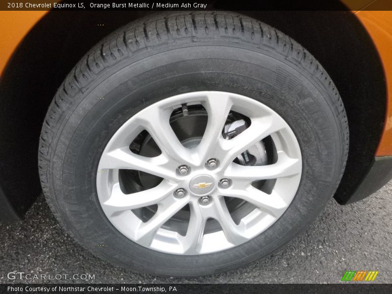 Orange Burst Metallic / Medium Ash Gray 2018 Chevrolet Equinox LS