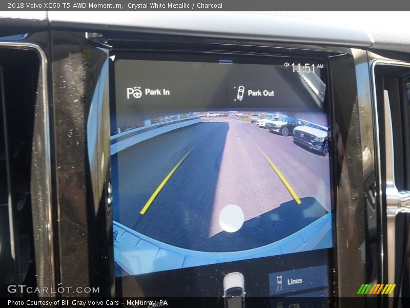 Crystal White Metallic / Charcoal 2018 Volvo XC60 T5 AWD Momentum