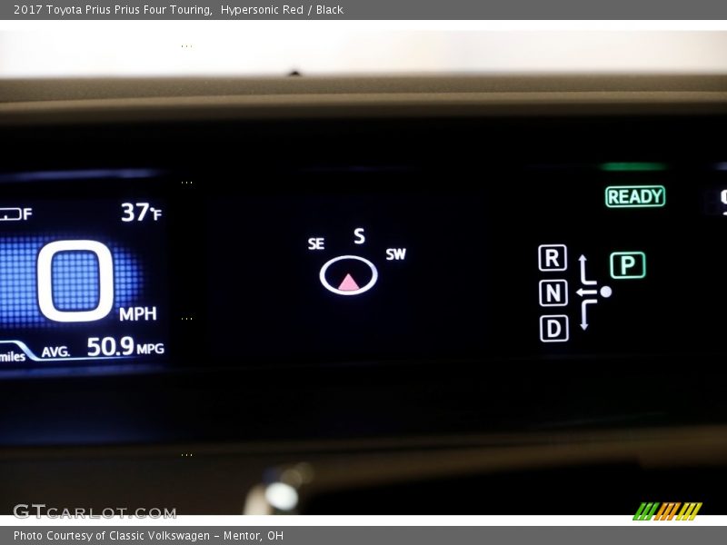Hypersonic Red / Black 2017 Toyota Prius Prius Four Touring