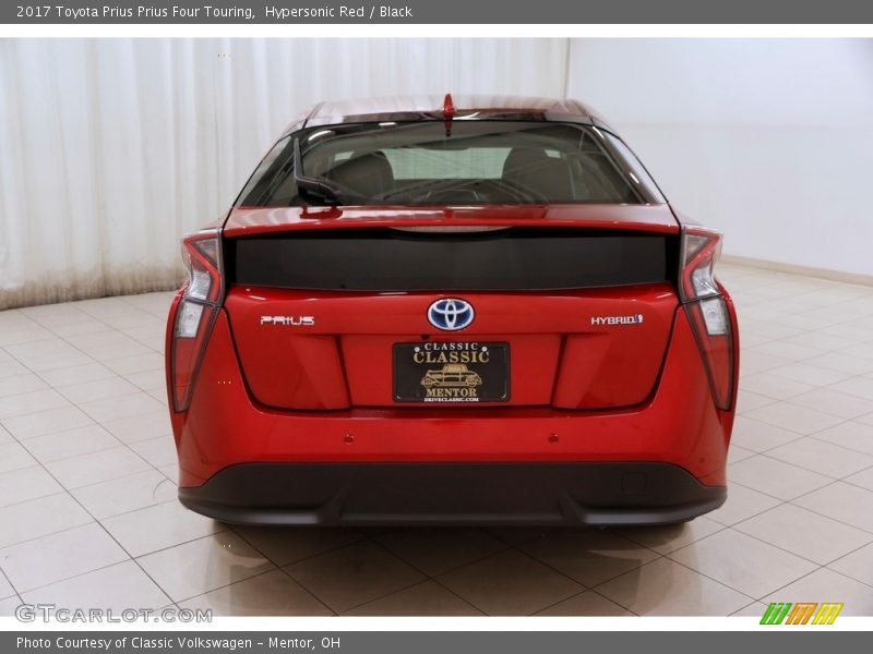 Hypersonic Red / Black 2017 Toyota Prius Prius Four Touring