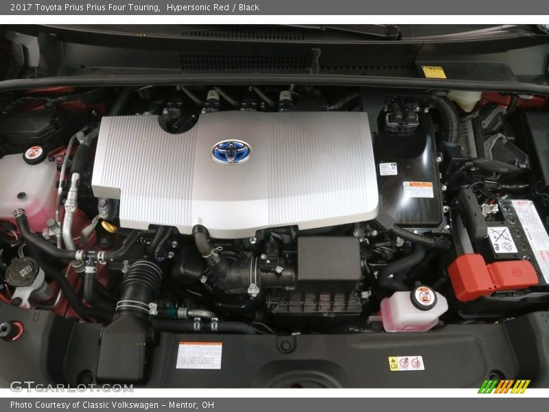 Hypersonic Red / Black 2017 Toyota Prius Prius Four Touring