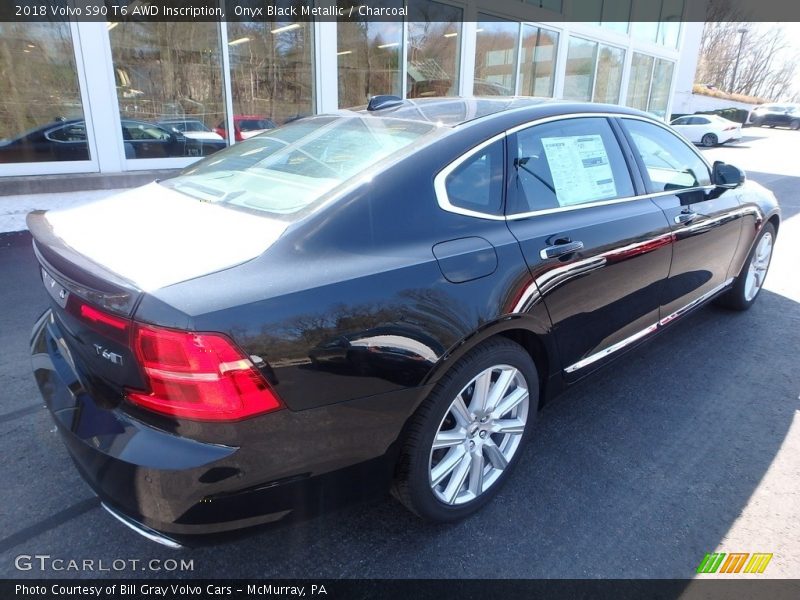 Onyx Black Metallic / Charcoal 2018 Volvo S90 T6 AWD Inscription