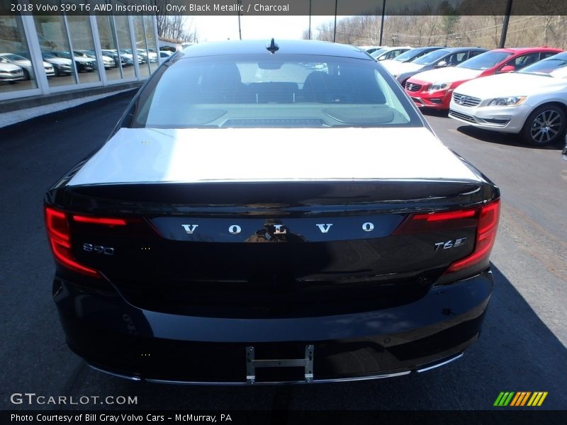 Onyx Black Metallic / Charcoal 2018 Volvo S90 T6 AWD Inscription