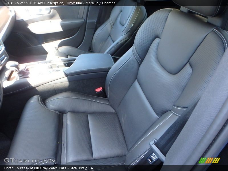 Onyx Black Metallic / Charcoal 2018 Volvo S90 T6 AWD Inscription