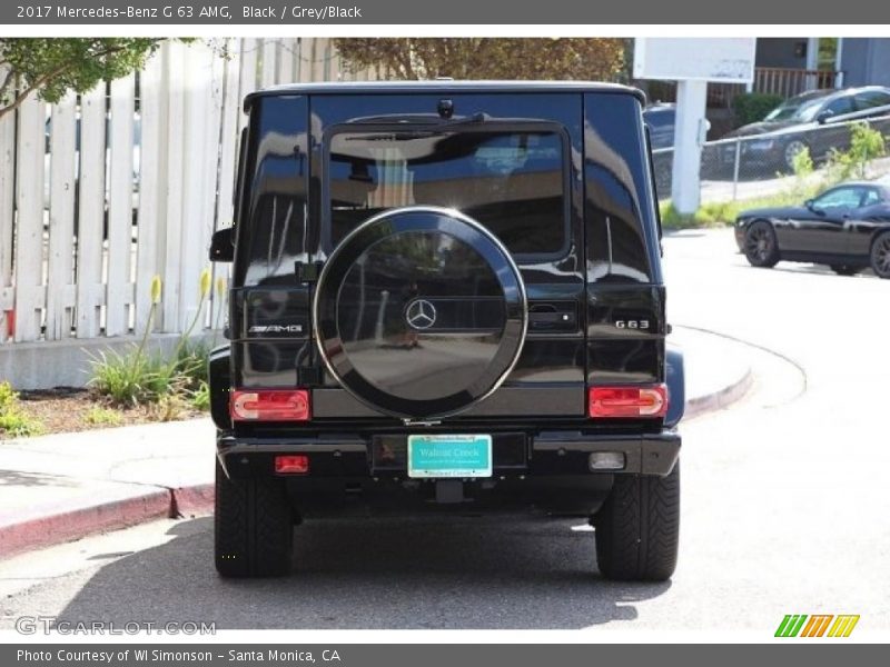Black / Grey/Black 2017 Mercedes-Benz G 63 AMG