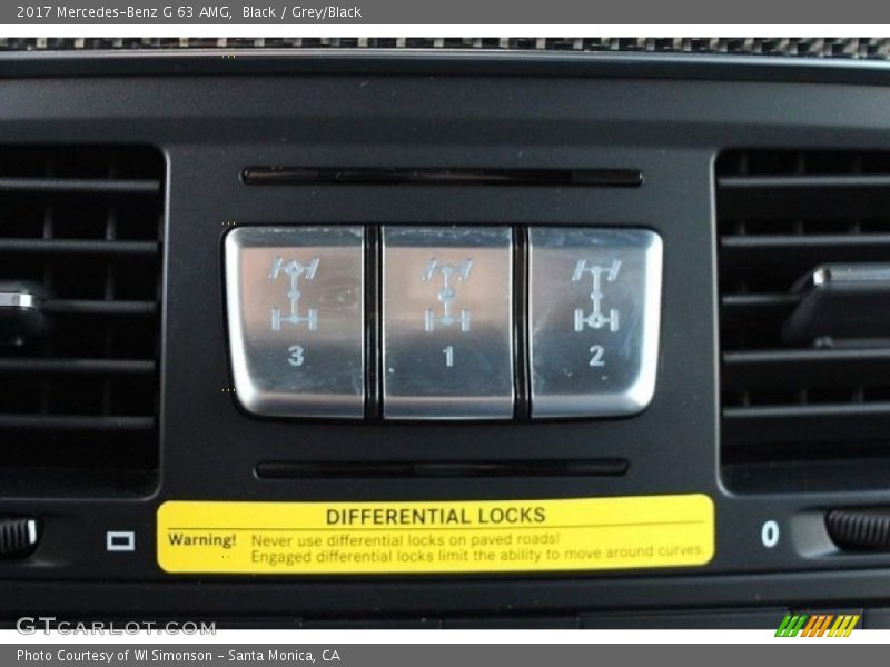 Black / Grey/Black 2017 Mercedes-Benz G 63 AMG