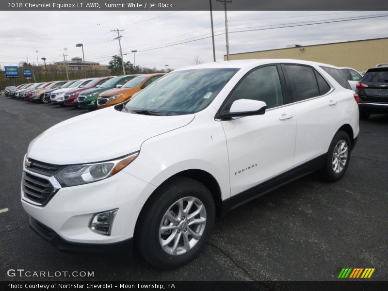 Summit White / Jet Black 2018 Chevrolet Equinox LT AWD