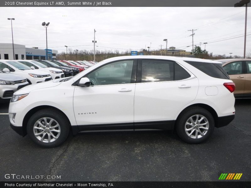 Summit White / Jet Black 2018 Chevrolet Equinox LT AWD
