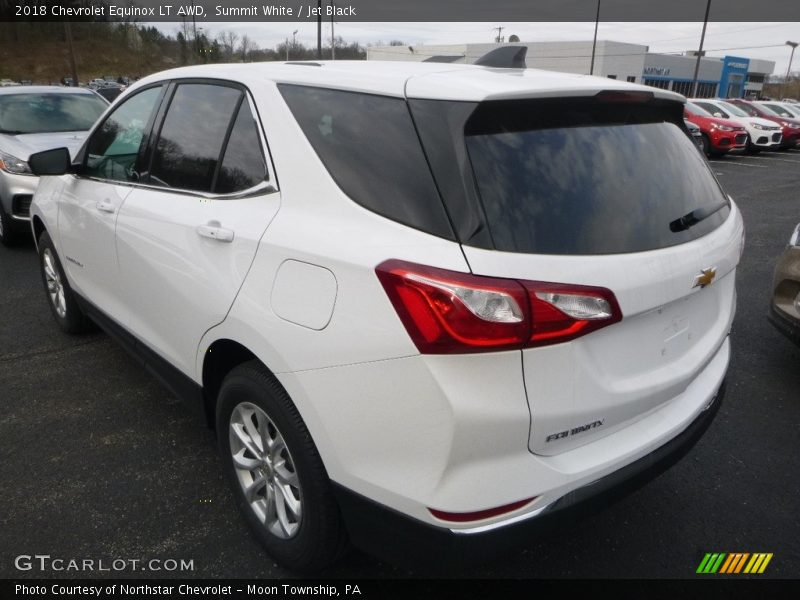 Summit White / Jet Black 2018 Chevrolet Equinox LT AWD