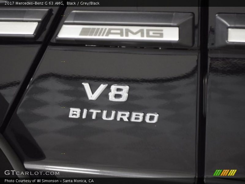 Black / Grey/Black 2017 Mercedes-Benz G 63 AMG