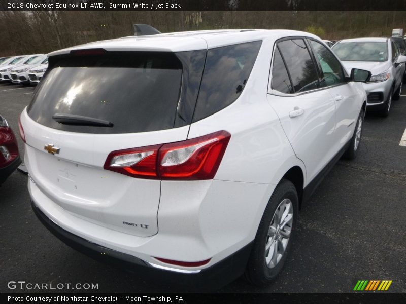 Summit White / Jet Black 2018 Chevrolet Equinox LT AWD