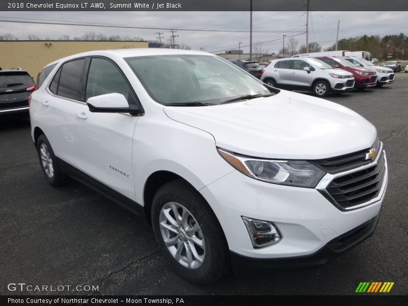 Summit White / Jet Black 2018 Chevrolet Equinox LT AWD