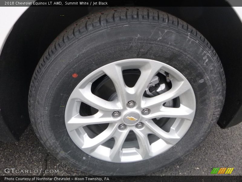 Summit White / Jet Black 2018 Chevrolet Equinox LT AWD