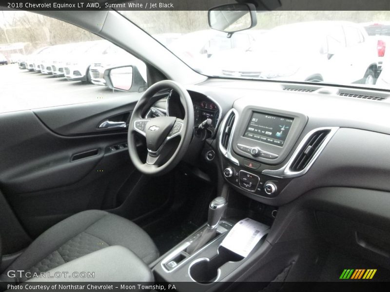Summit White / Jet Black 2018 Chevrolet Equinox LT AWD