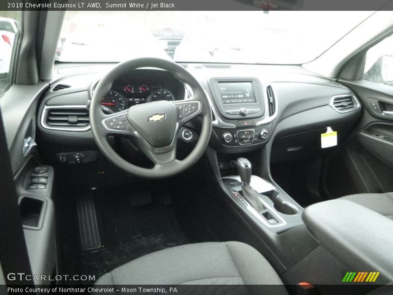 Summit White / Jet Black 2018 Chevrolet Equinox LT AWD