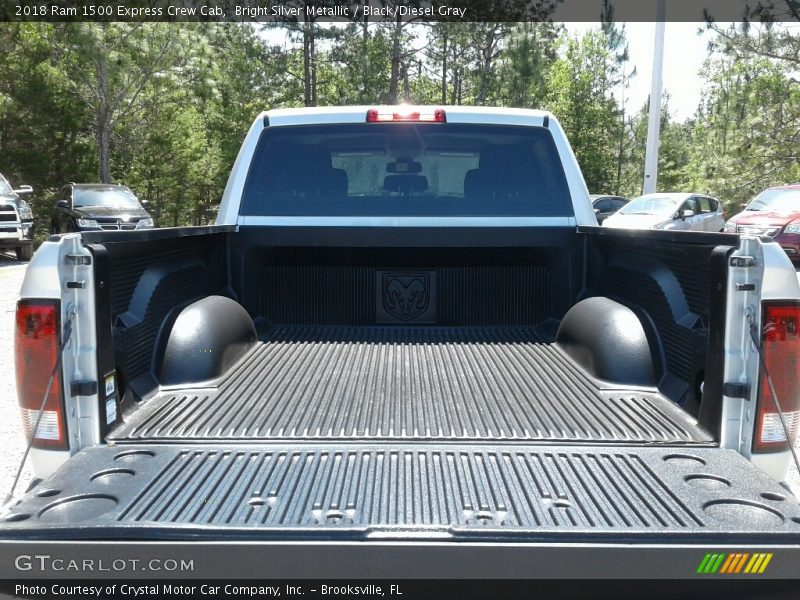 Bright Silver Metallic / Black/Diesel Gray 2018 Ram 1500 Express Crew Cab