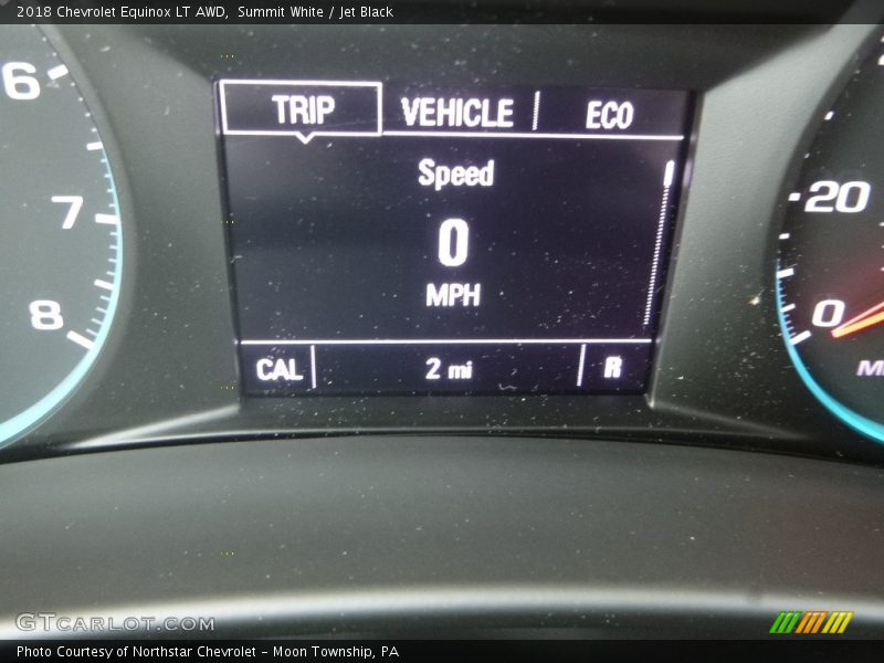 Summit White / Jet Black 2018 Chevrolet Equinox LT AWD