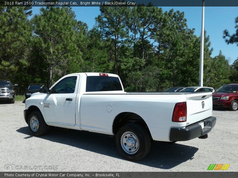 Bright White / Black/Diesel Gray 2018 Ram 2500 Tradesman Regular Cab