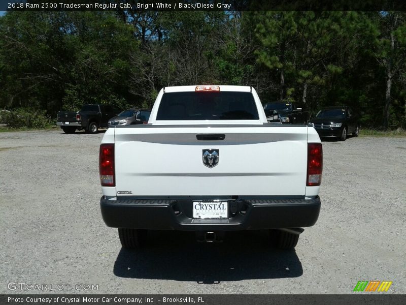 Bright White / Black/Diesel Gray 2018 Ram 2500 Tradesman Regular Cab