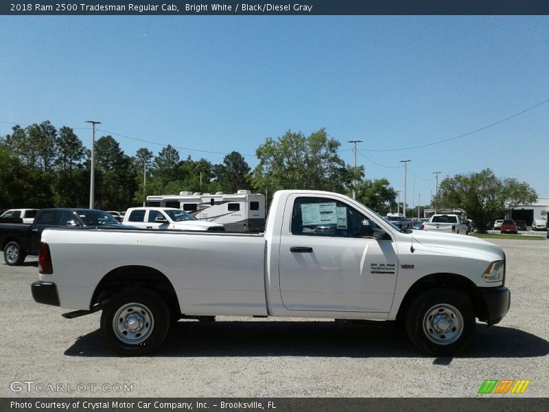Bright White / Black/Diesel Gray 2018 Ram 2500 Tradesman Regular Cab