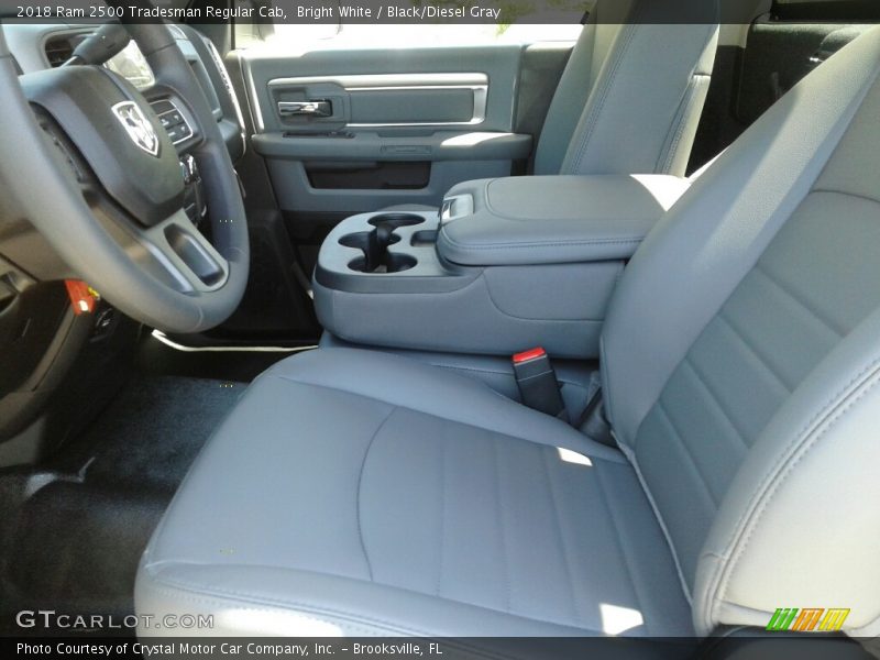 Bright White / Black/Diesel Gray 2018 Ram 2500 Tradesman Regular Cab