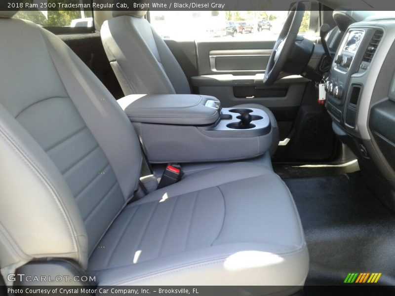 Bright White / Black/Diesel Gray 2018 Ram 2500 Tradesman Regular Cab