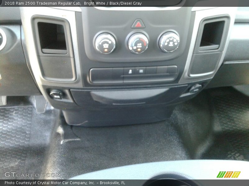 Bright White / Black/Diesel Gray 2018 Ram 2500 Tradesman Regular Cab