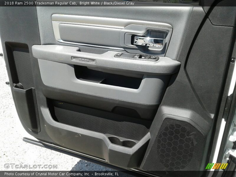 Bright White / Black/Diesel Gray 2018 Ram 2500 Tradesman Regular Cab