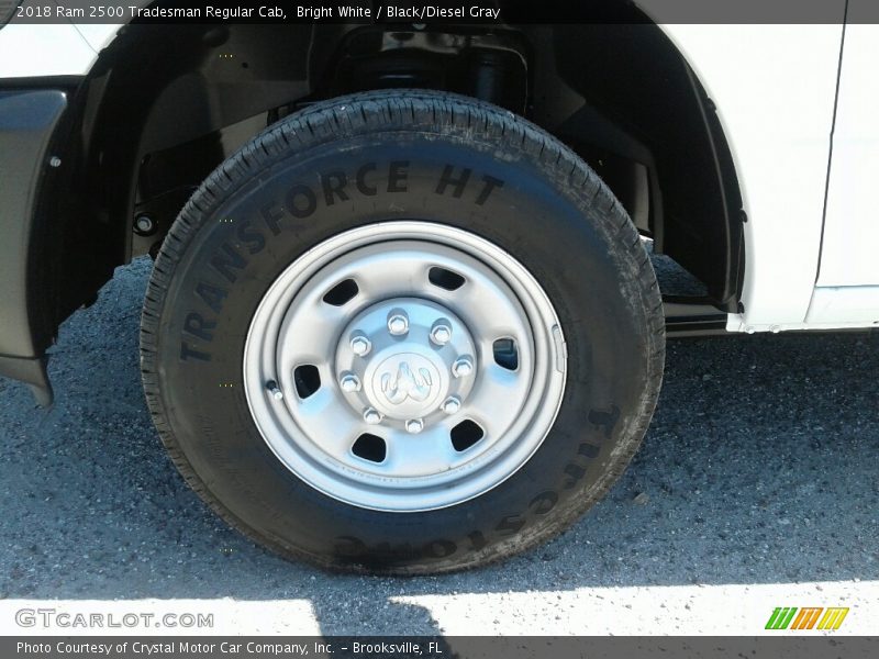 Bright White / Black/Diesel Gray 2018 Ram 2500 Tradesman Regular Cab