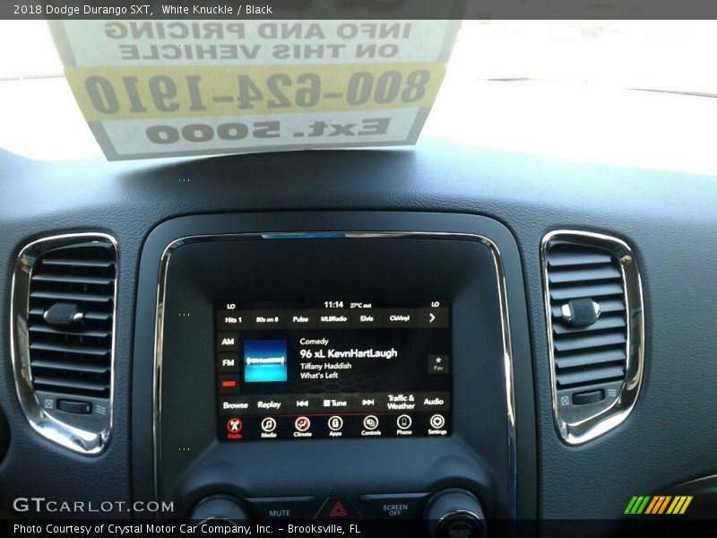 White Knuckle / Black 2018 Dodge Durango SXT